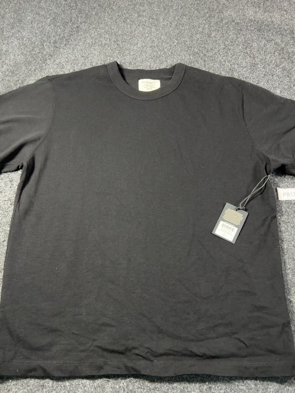 Buck Mason Black Field-Spec Cotton Tall Heavy Tee Mens Sz XL NWT Msrp62 [PB17]